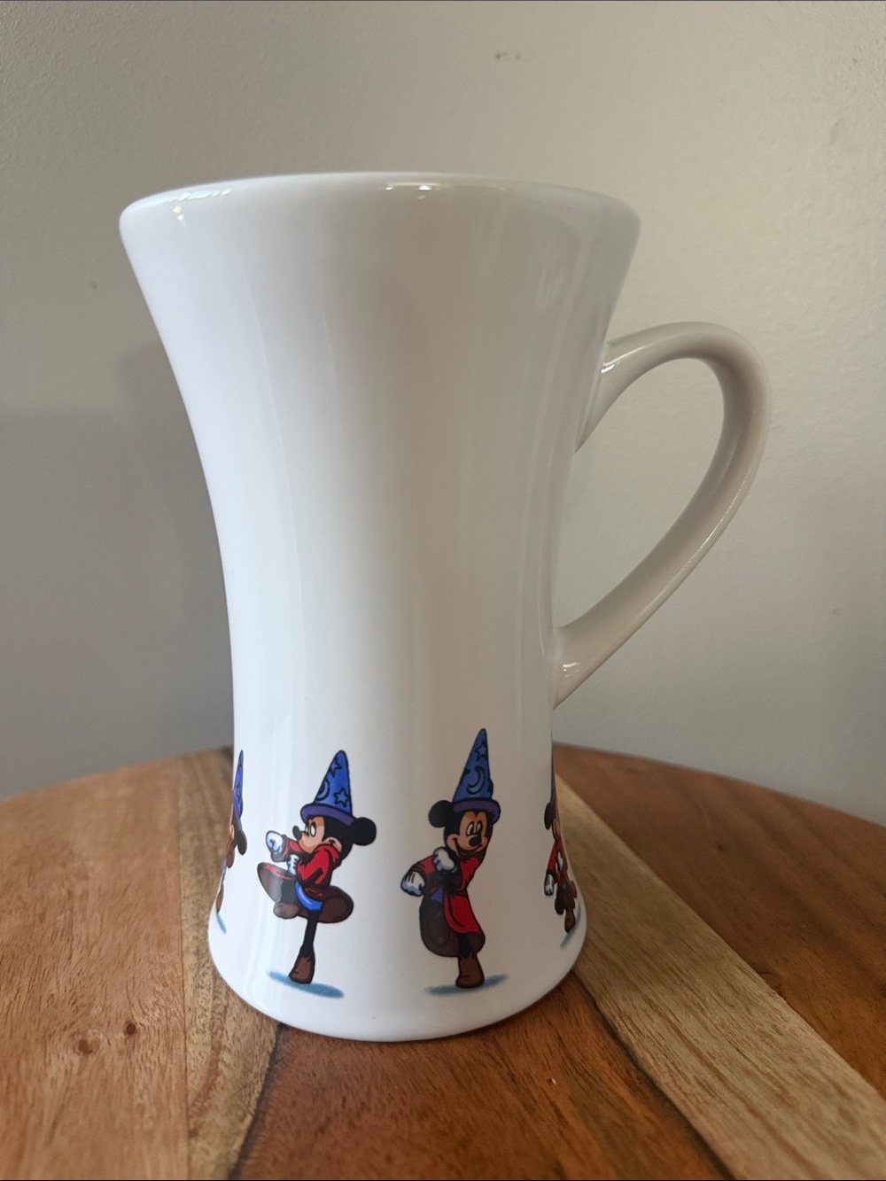 Disney White Ceramic Mug with Blue Sorcerer Mickey